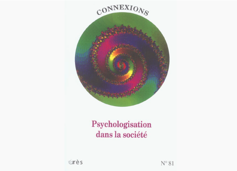 Couverture ouvrage Psychologisation_societe