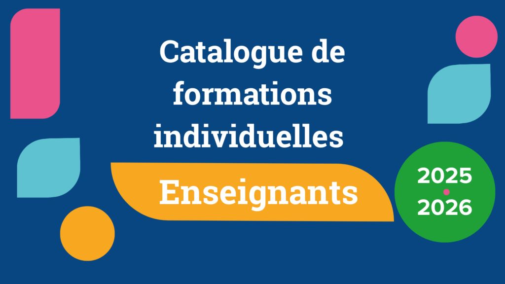 Catalogue de formations continues pour les enseignants 2025-2026
